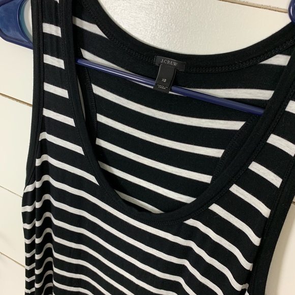 ❌SOLD❌ J Crew Black & White Striped Maxi Dress - Picture 5 of 7